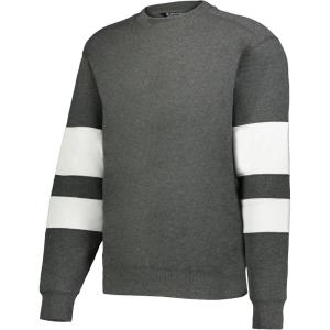 Holloway Mens Jackson Way Crew(Carbon Heather/White)