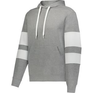 Holloway Mens Jackson Way Hoodie(Charcoal Heather/White)