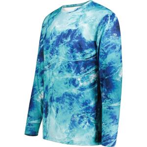 Holloway Men’s Mossy Oak Momentum Long Sleeve Tee(Mo Elements Wakeform Equator)