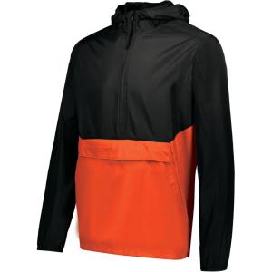 Holloway Men’s Pack Pullover(Black/Orange)