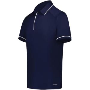Holloway Men’s Powered by Coolcore Performance Polo(Navy/White)