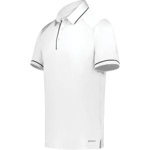 Holloway Men’s Powered by Coolcore Performance Polo(White/Black)