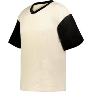 Holloway Mens Prep Street Fan Jersey(Alabaster/Black)