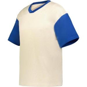 Holloway Mens Prep Street Fan Jersey(Alabaster/Royal)
