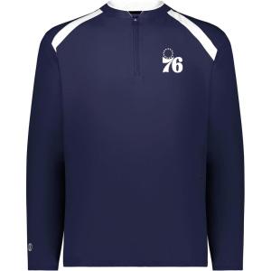 Holloway NBA Clubhouse Pullover – Basketball Apparel, Comfortable Lightweight Jacket for Game Day(Multi)