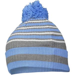 Holloway Spirit Pom Beanie(Columbia Blue/Heather Grey/White)