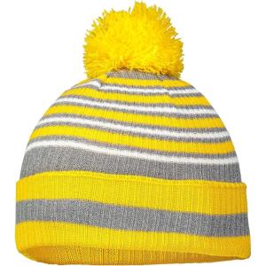 Holloway Spirit Pom Beanie(Gold/Heather Grey/White)