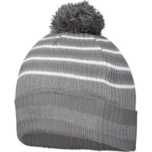 Holloway Spirit Pom Beanie(Graphite/Heather Grey/White)
