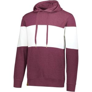 Holloway Sportswear All-American Hoodie(Maroon Heather/White)