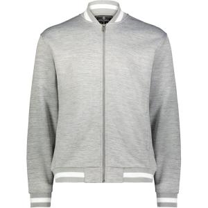 Holloway V-Street Full Zip Jacket(Athletic Heather/White)