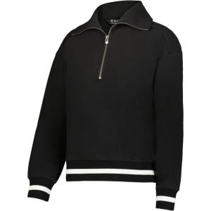 Holloway Womens Heritage Prep Pullover(Black/Vanilla)