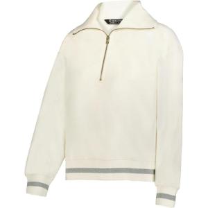 Holloway Womens Heritage Prep Pullover(Vanilla/Athletic Heather)