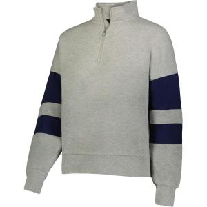 Holloway Womens Jackson Way Pullover(Charcoal Heather/Navy)