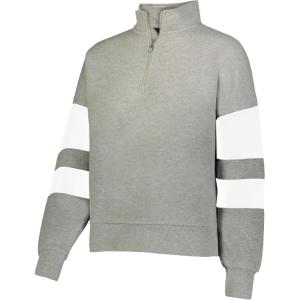 Holloway Womens Jackson Way Pullover(Charcoal Heather/White)