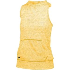 Holloway Women’s Ladies Advocate Hooded Tank(Light Gold)