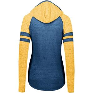 Holloway Women’s Ladies Advocate Hoodie(Navy/Light Gold)