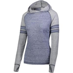 Holloway Women’s Ladies Advocate Hoodie(Navy/Silver)