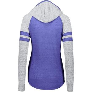 Holloway Women’s Ladies Advocate Hoodie(Purple/Silver)