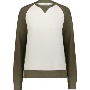 Holloway Women’s Ladies All-American Fleece Crew(Olive Heather/Birch)