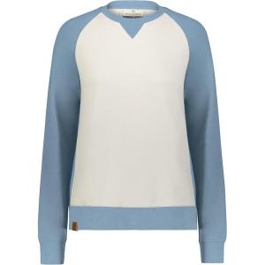 Holloway Women’s Ladies All-American Fleece Crew(Storm Heather/Birch)