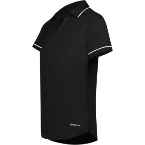 Holloway Women’s Performance Polo Powered by Coolcore(Black/White)
