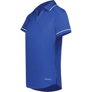 Holloway Women’s Performance Polo Powered by Coolcore(Royal/White)