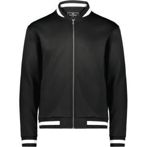 Holloway mens Holloway V-street Full Zip Jacket(Black/White)