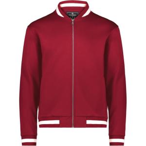 Holloway mens Holloway V-street Full Zip Jacket(Scarlet/White)