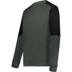 Holloway mens Momentum Team Fleece Crew(Iron Black)