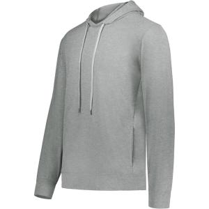 Holloway mens Ventura Soft Knit Hoodie(Grey Heather)