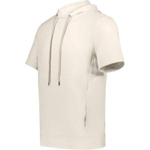 Holloway mens Ventura Soft Knit Short Sleeve Hoodie – Athletic Sweatshirt for Men for Training, Gym Or Casual Wear(Birch)