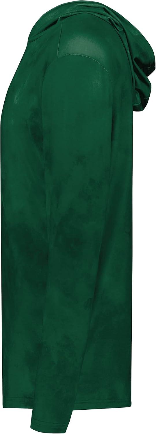 imageHolloway Boys Youth Stock CottonTouch Poly HoodieDark Green Cloud Print