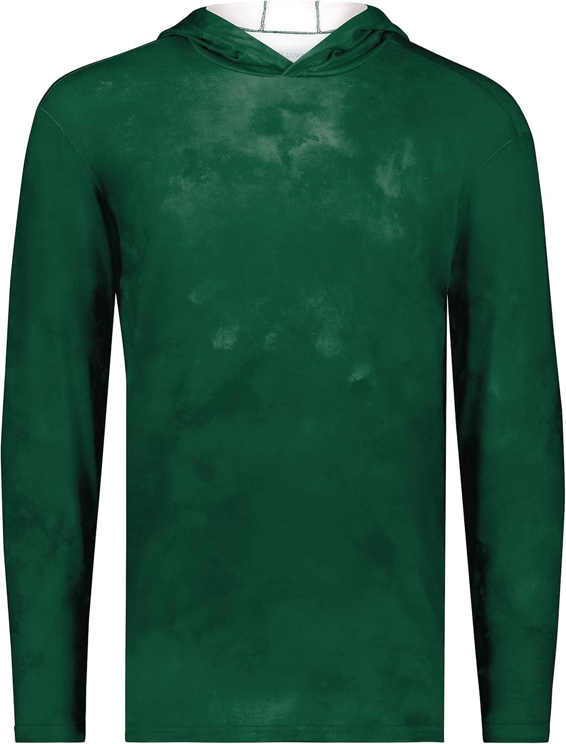 imageHolloway Boys Youth Stock CottonTouch Poly HoodieDark Green Cloud Print