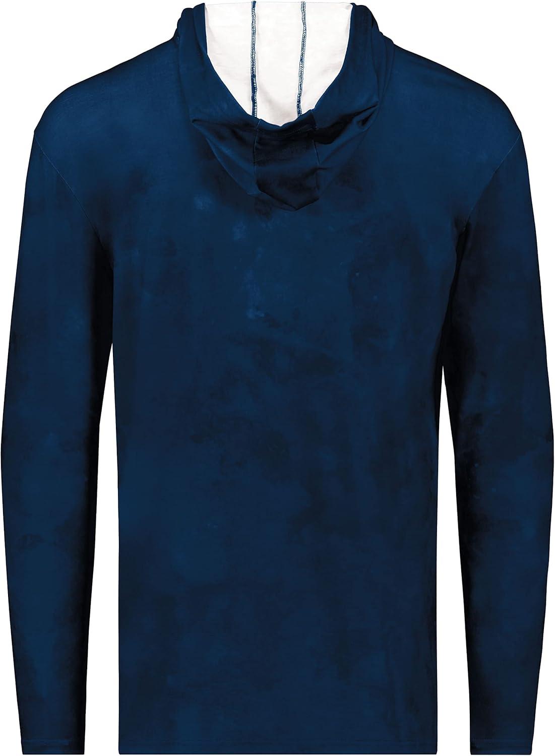 imageHolloway Boys Youth Stock CottonTouch Poly HoodieNavy Cloud Print