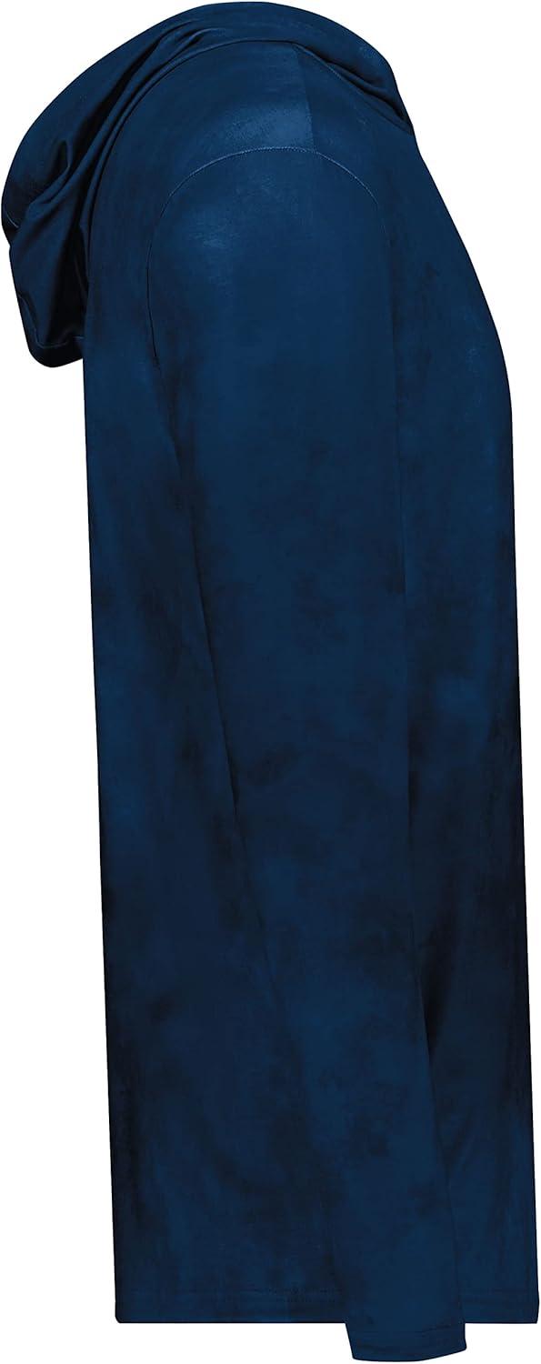 imageHolloway Boys Youth Stock CottonTouch Poly HoodieNavy Cloud Print