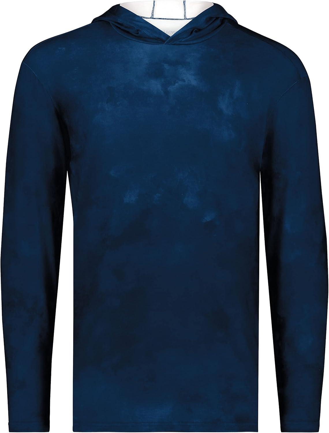 imageHolloway Boys Youth Stock CottonTouch Poly HoodieNavy Cloud Print