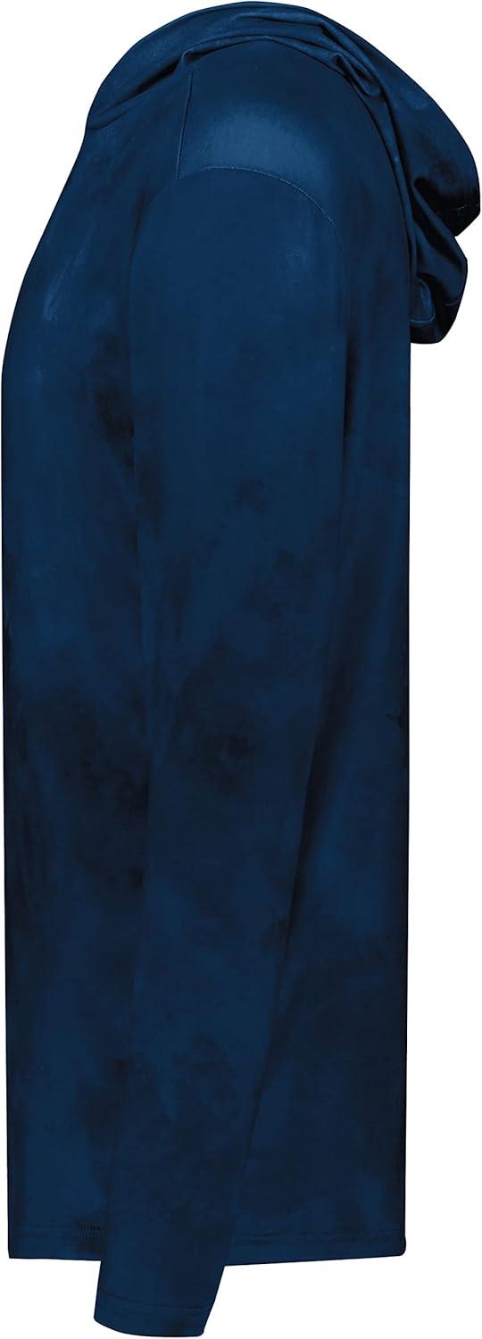 imageHolloway Boys Youth Stock CottonTouch Poly HoodieNavy Cloud Print