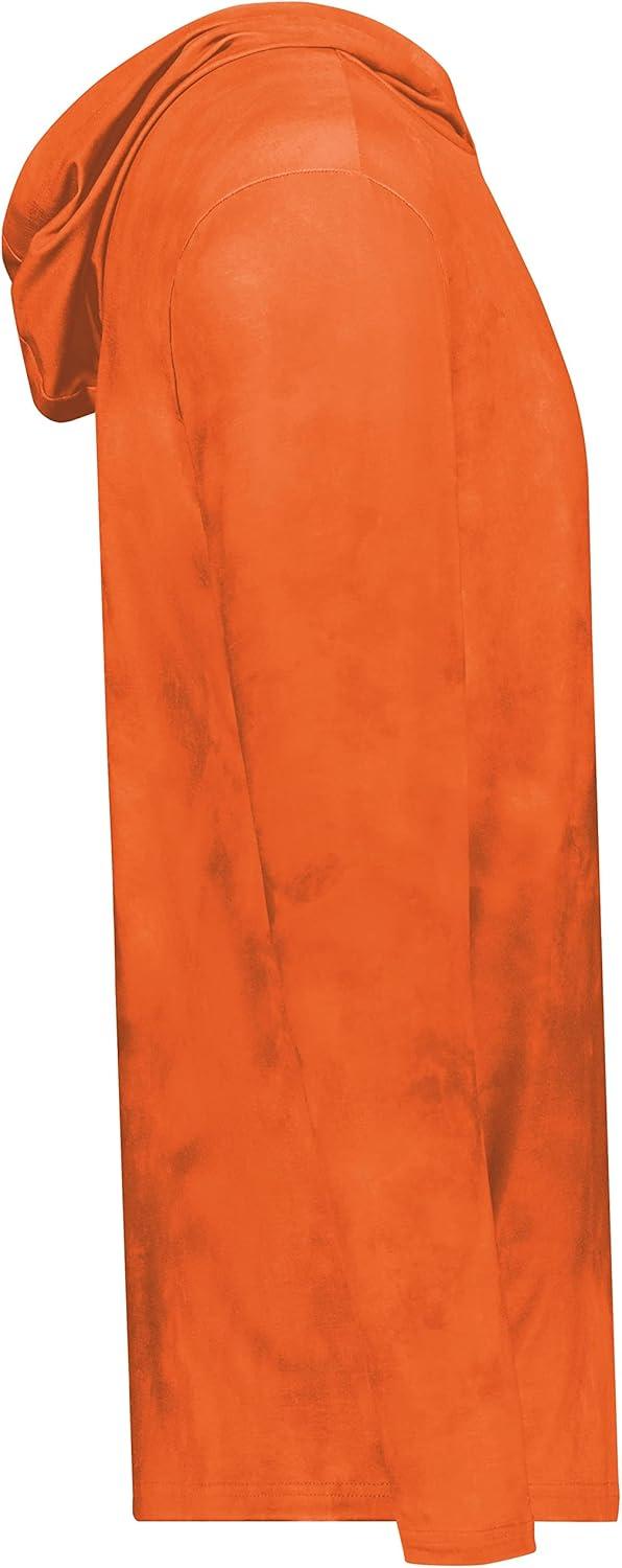 imageHolloway Boys Youth Stock CottonTouch Poly HoodieOrange Cloud Print