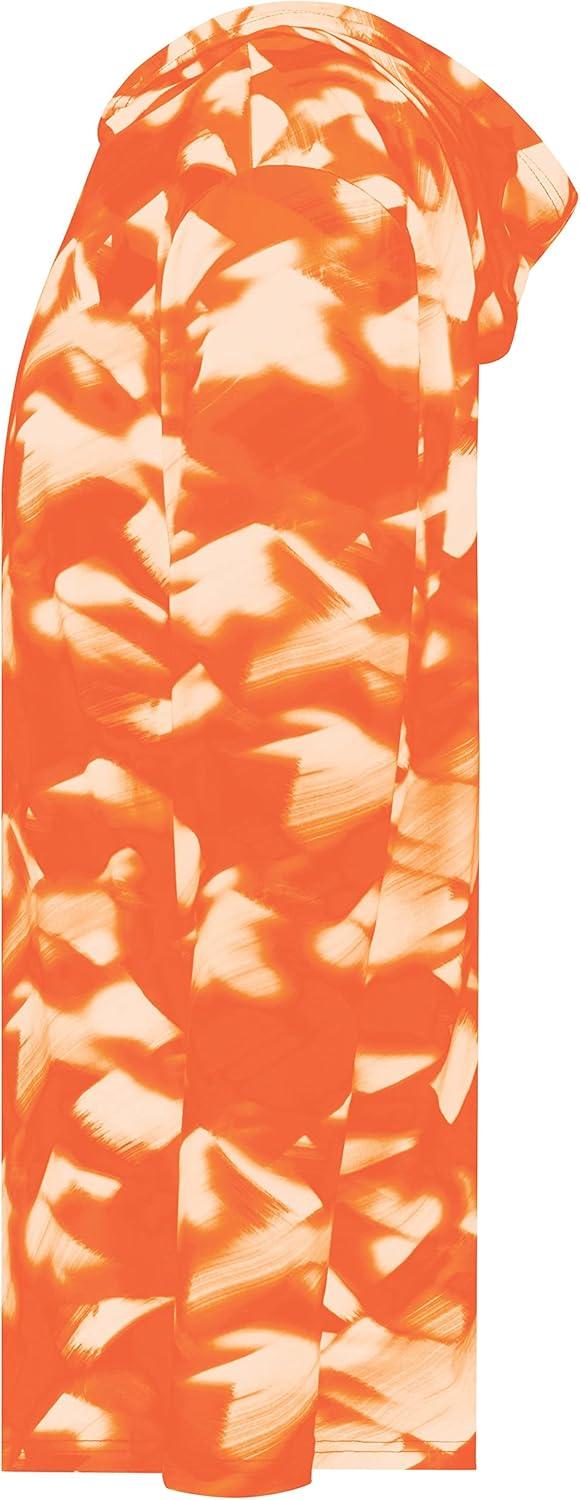 imageHolloway Boys Youth Stock CottonTouch Poly HoodieOrange Glacier Print