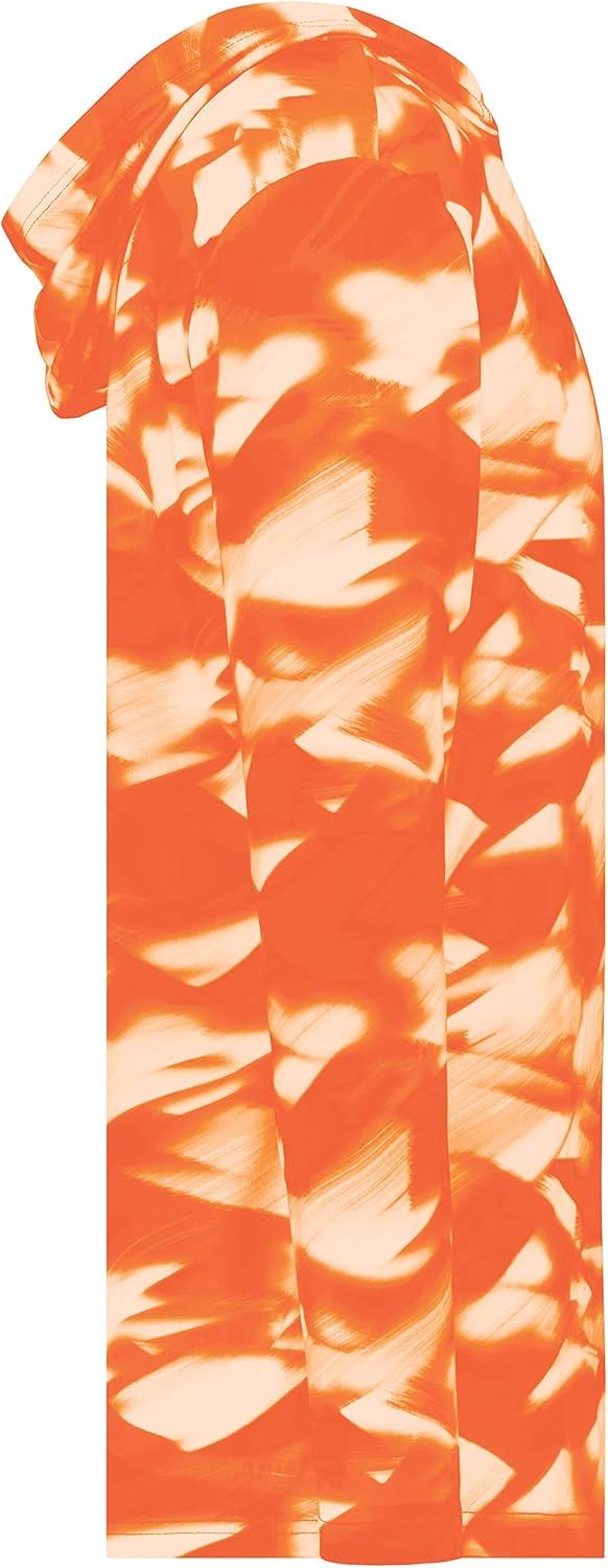 imageHolloway Boys Youth Stock CottonTouch Poly HoodieOrange Glacier Print