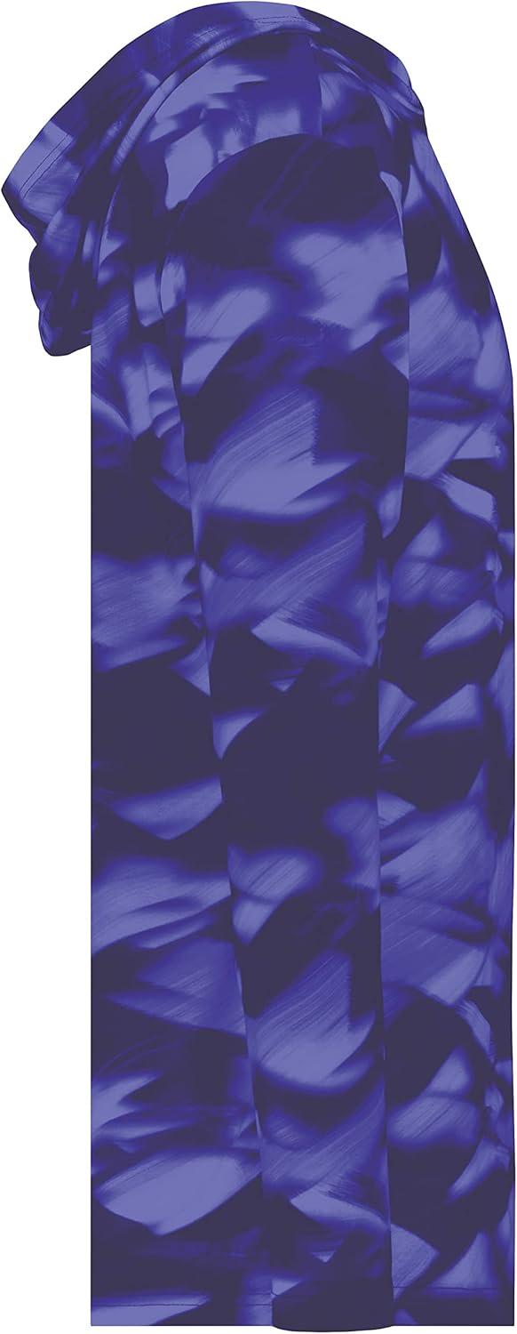 imageHolloway Boys Youth Stock CottonTouch Poly HoodiePurple Glacier Print