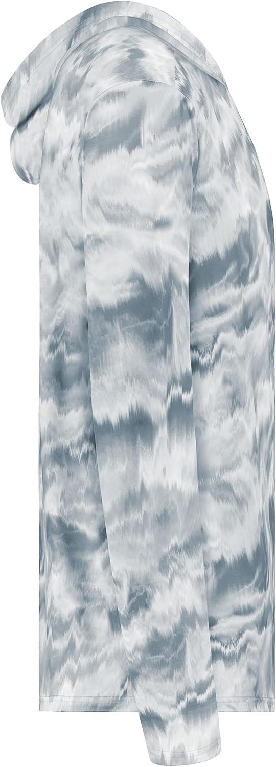 imageHolloway Boys Youth Stock CottonTouch Poly HoodieSilver Shockwave Print