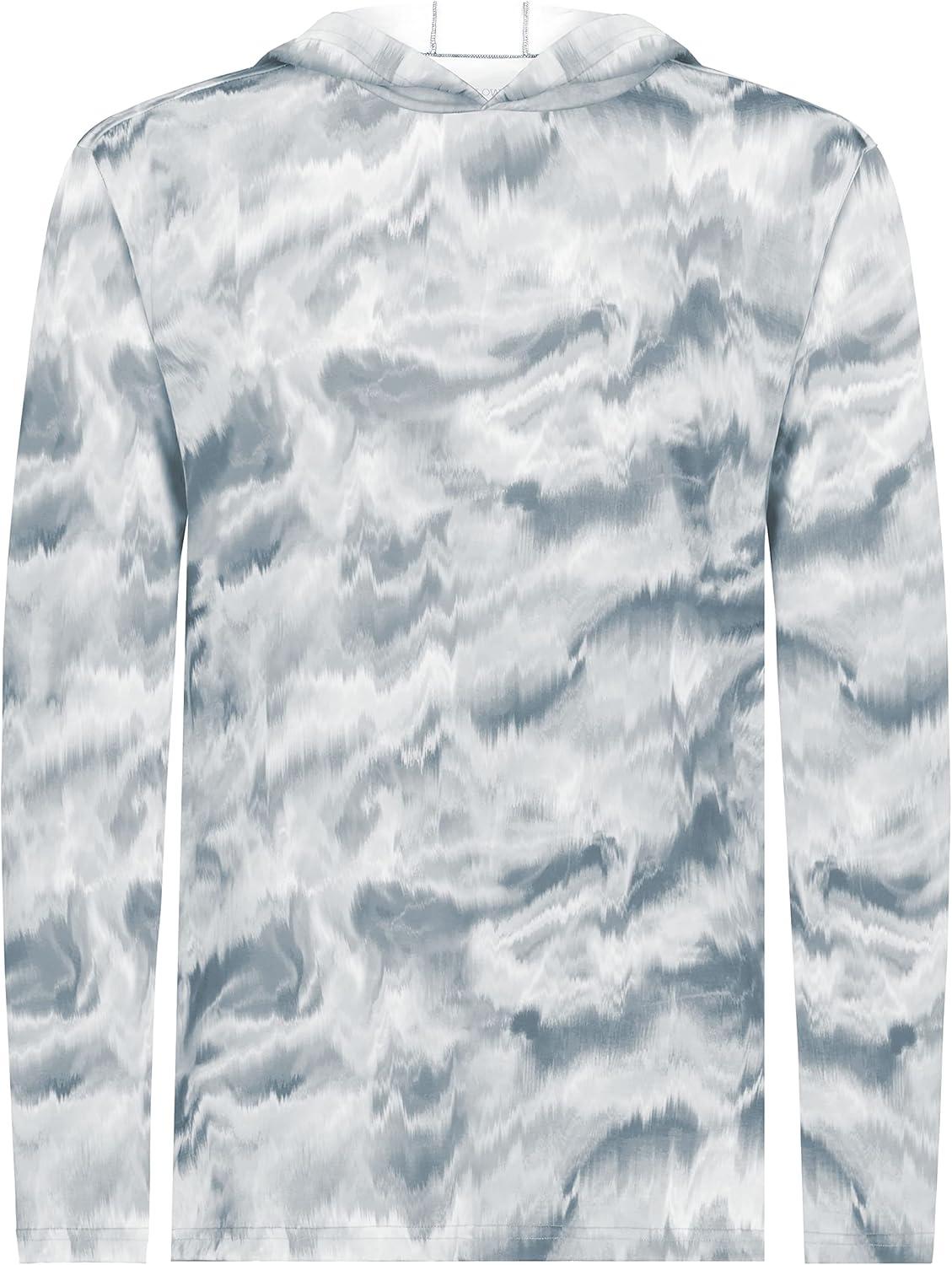 imageHolloway Boys Youth Stock CottonTouch Poly HoodieSilver Shockwave Print