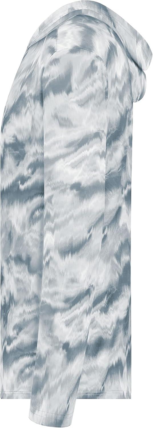 imageHolloway Boys Youth Stock CottonTouch Poly HoodieSilver Shockwave Print