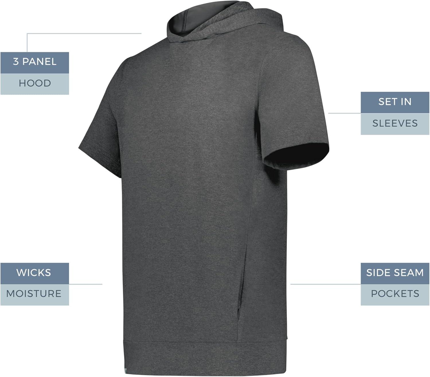 imageHolloway Boys Youth Ventura Soft Knit Short Sleeve HoodieCarbon Heather