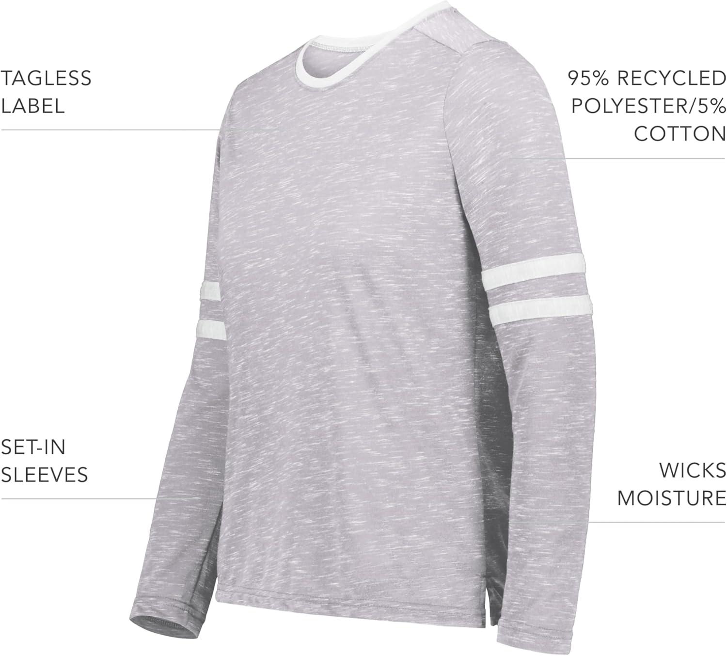 imageHolloway Girls Monterey Long Sleeve TeeAthletic HeatherWhite