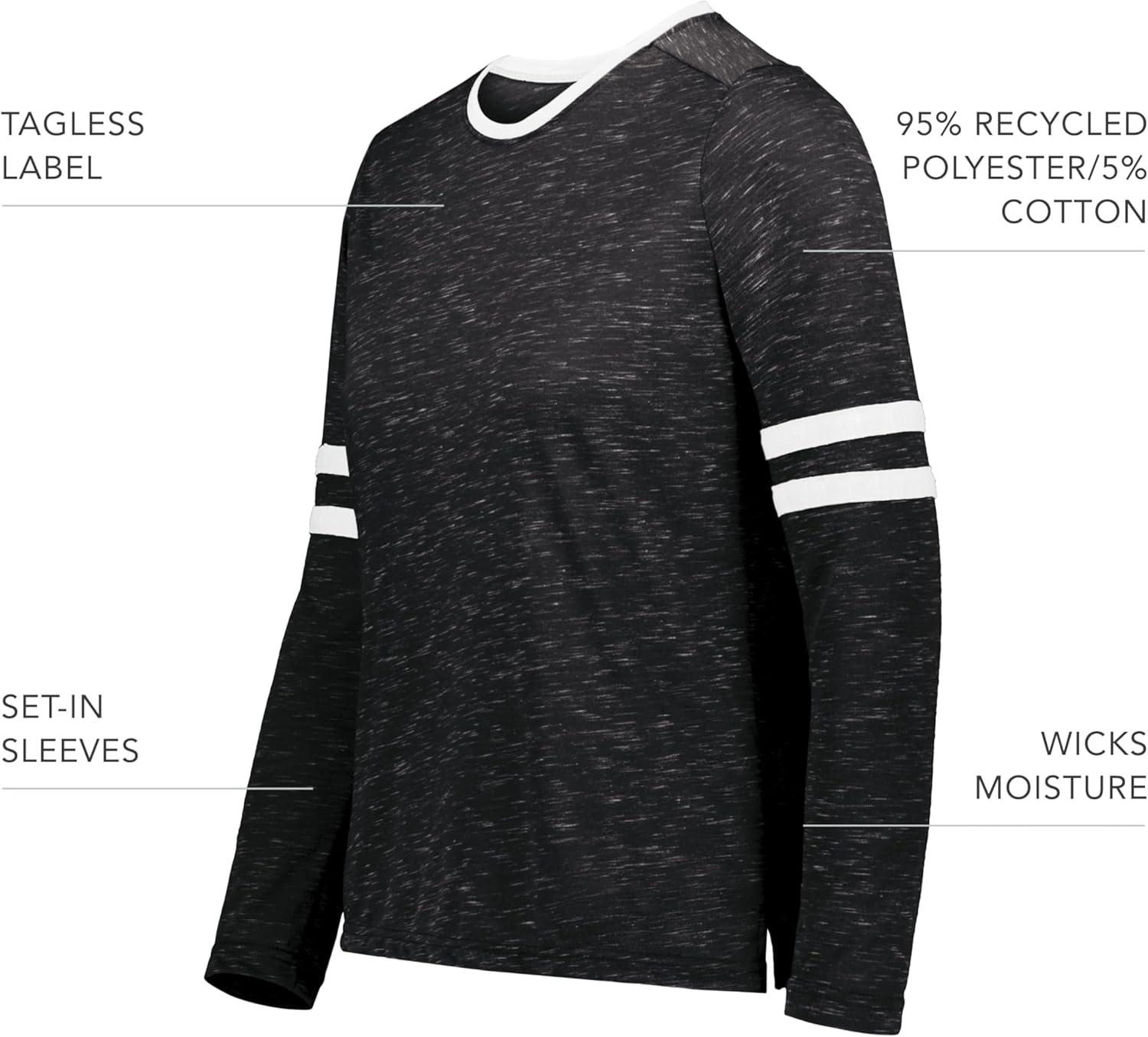 imageHolloway Girls Monterey Long Sleeve TeeBlack HeatherWhite