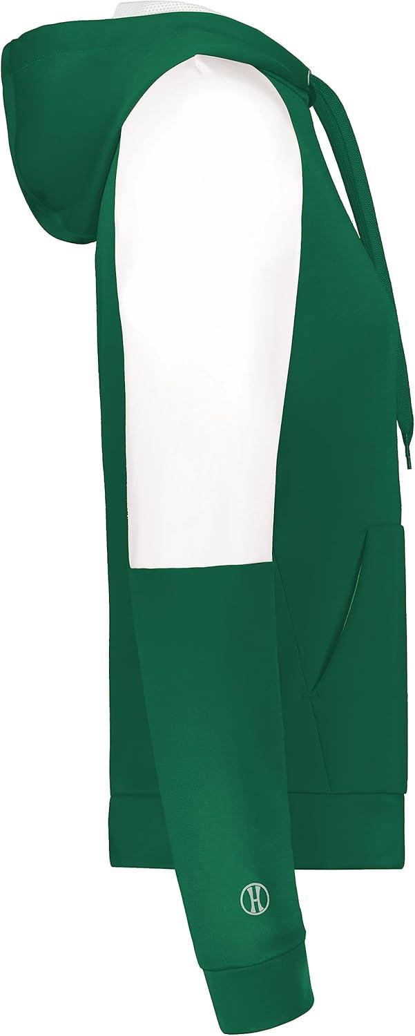 imageHolloway Womens Ladies Momentum Team Fleece HoodieDark GreenWhite