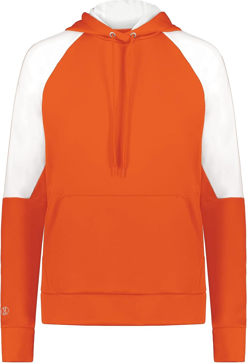 imageHolloway Womens Ladies Momentum Team Fleece HoodieOrangeWhite