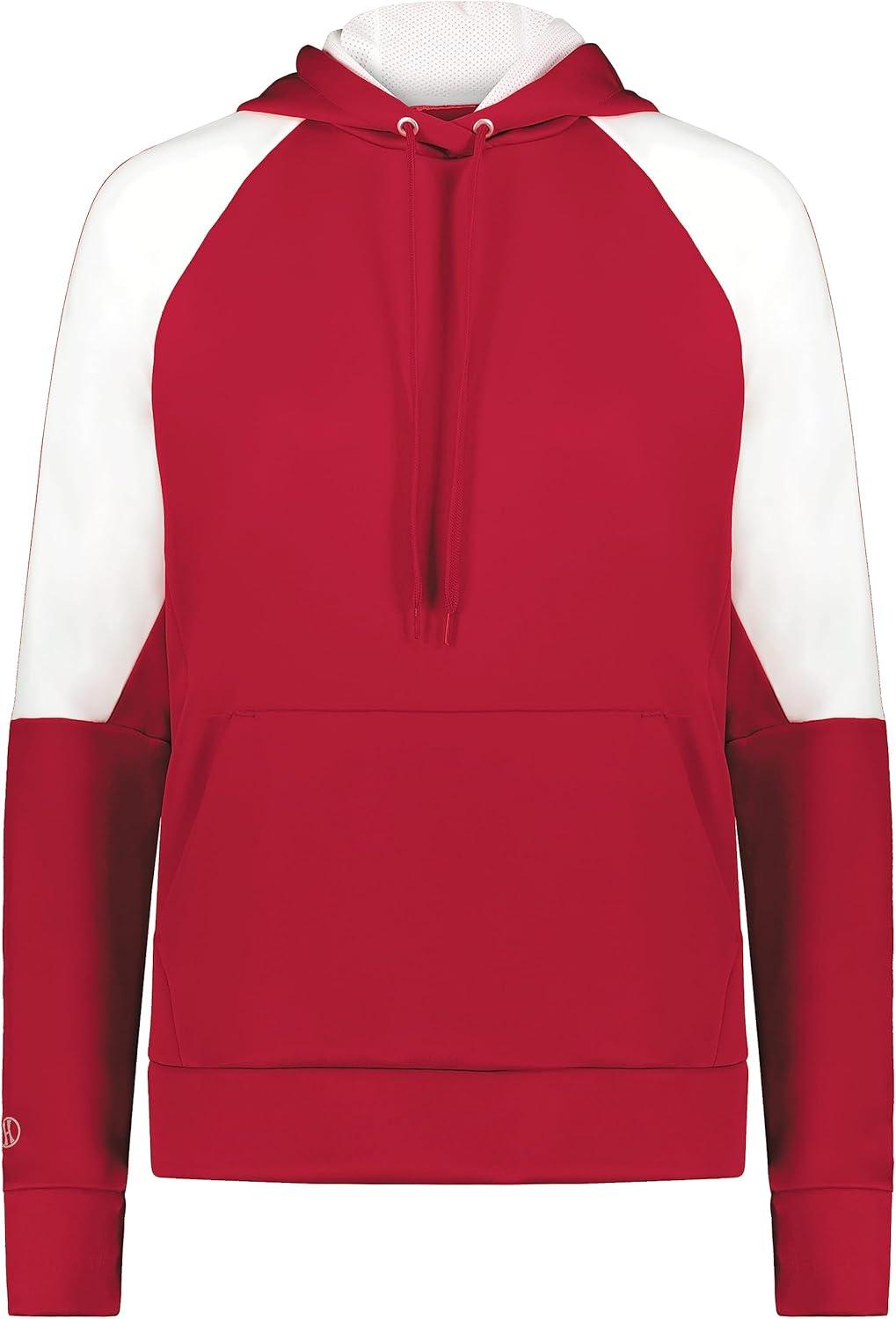 imageHolloway Womens Ladies Momentum Team Fleece HoodieScarletWhite